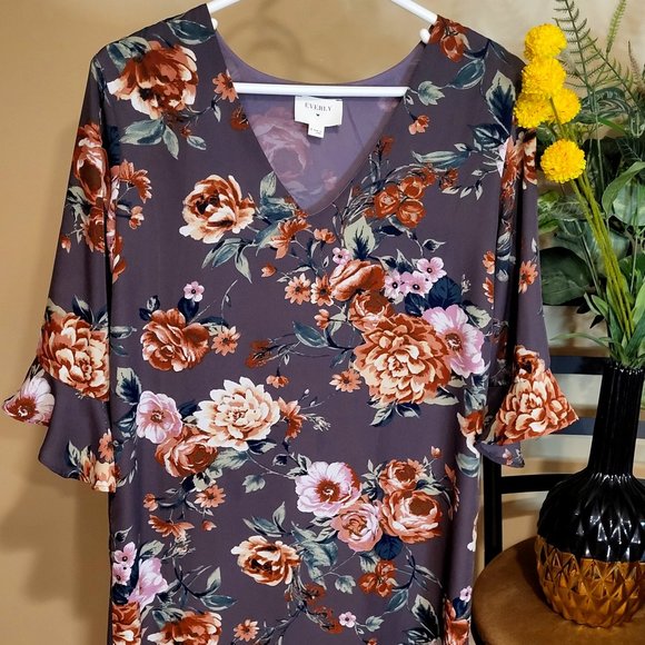 Gorgeous Everly Floral Midi Dress - Picture 1 of 4